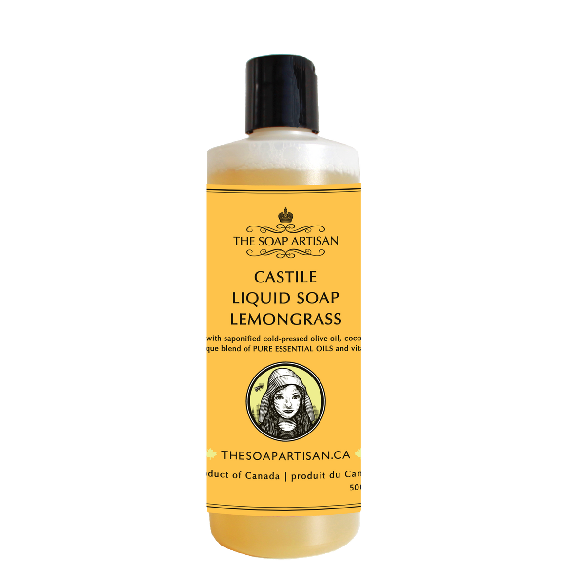 Lemongrass Liquid Soap (500mL)